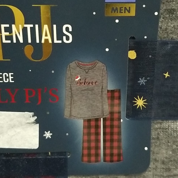 Christmas 2 Piece Plaid Pajama Set  Large - Picture 4 of 4